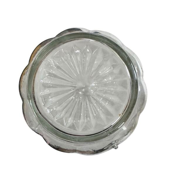 VTG Syrup Dispenser Plastic Lid Glass Body Breakfast Brunch Kitchen Cooking - Picture 7 of 7